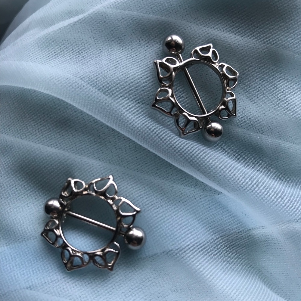 Nipple shield bars